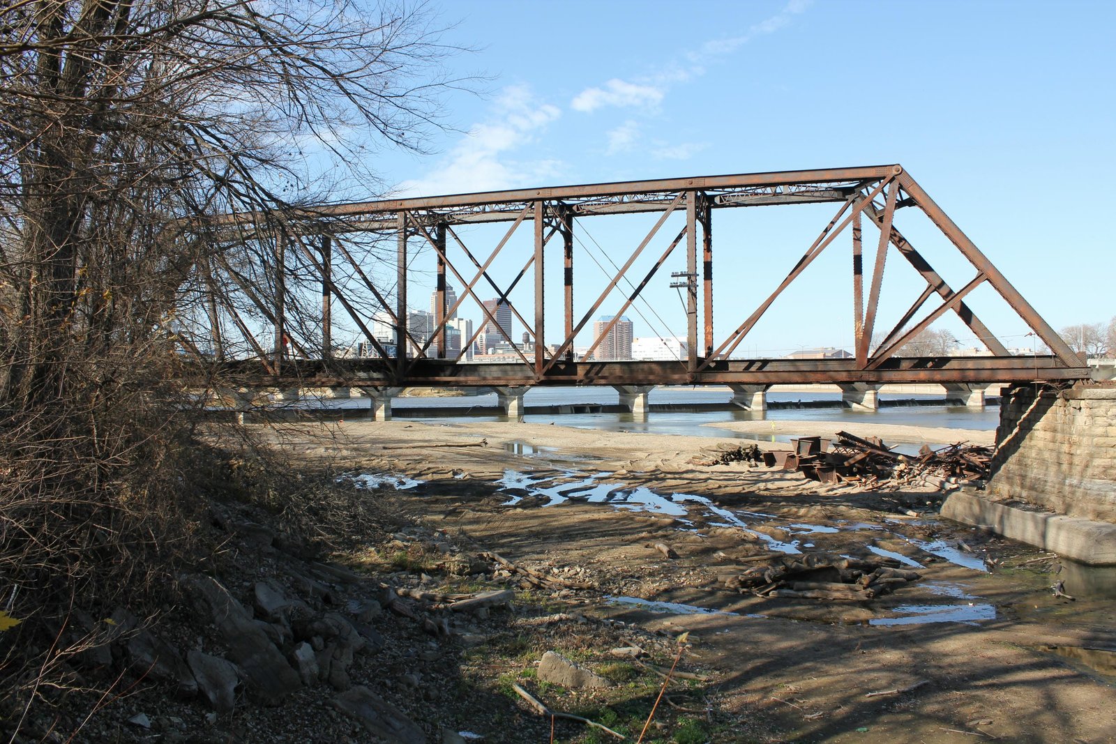 West span (span #4) during demolition
